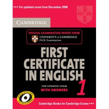 Cambridge First Certificate in English 1 Self Study Pack 